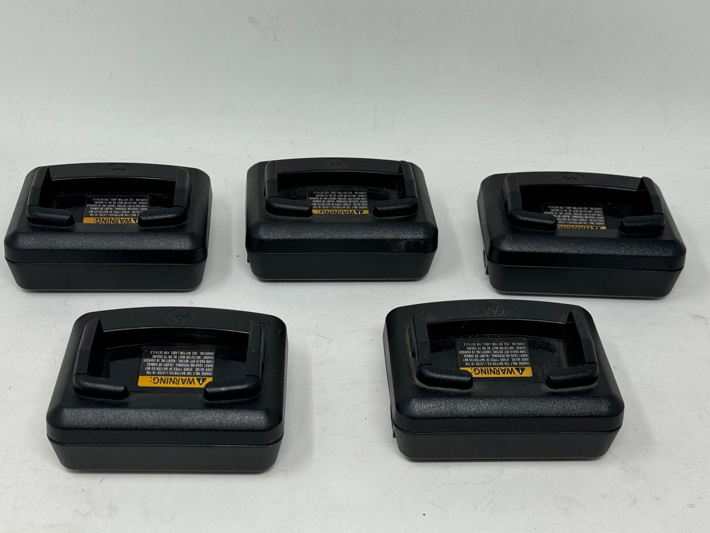 LOT 5x Genuine Motorola Radio Rapid Charger Base RLN6332A without AC adapters