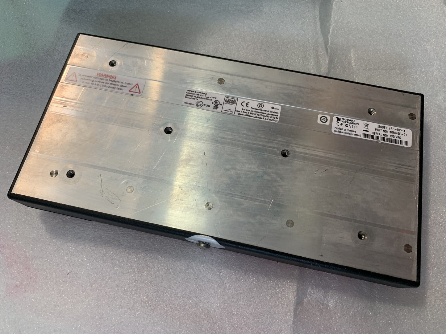 National Instruments NI cFP-BP-4 Compact FieldPoint Backplane BP4 4-Slot chassis