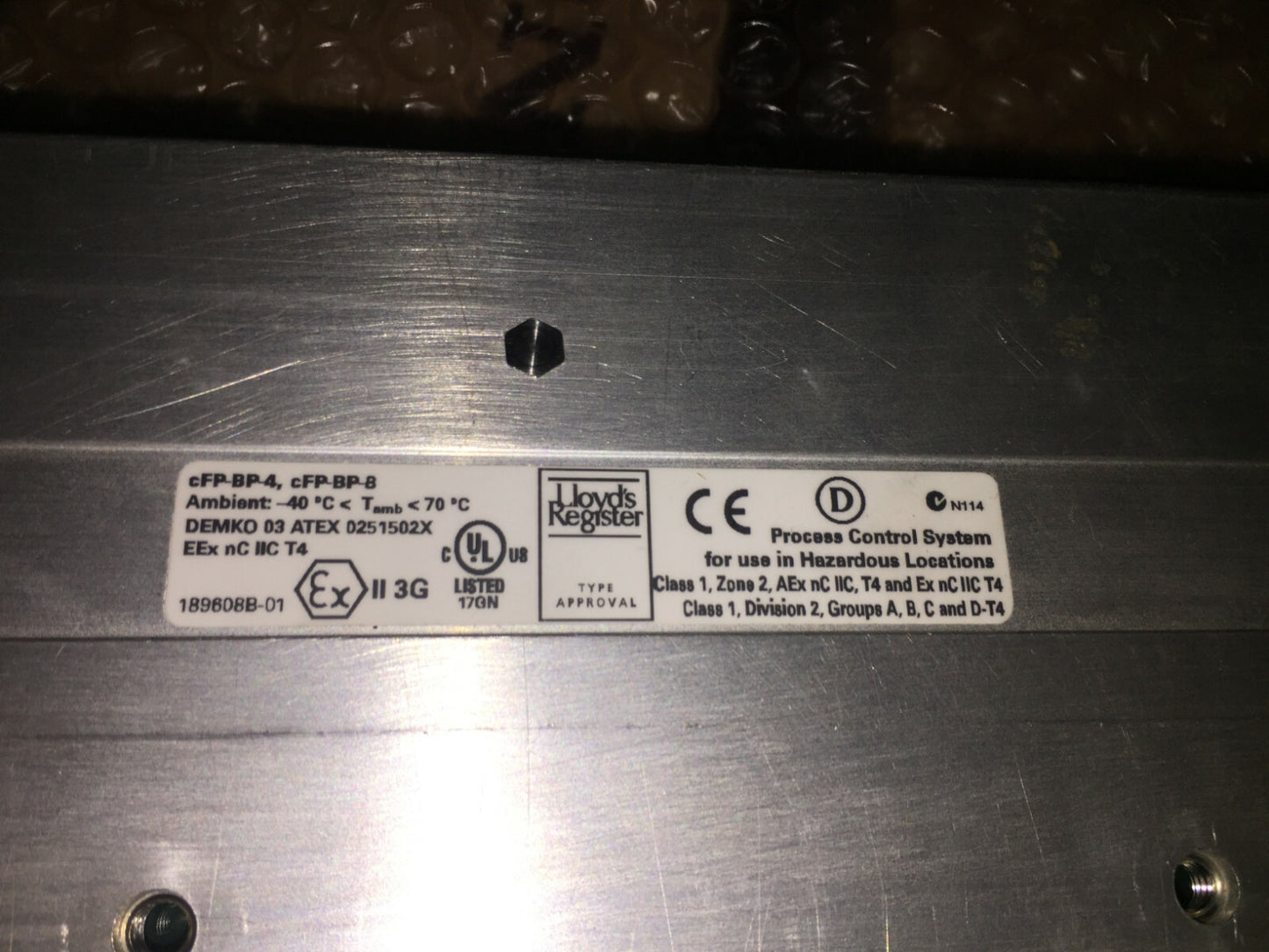 National Instruments NI cFP-BP-4 Compact FieldPoint Backplane BP4 4-Slot chassis