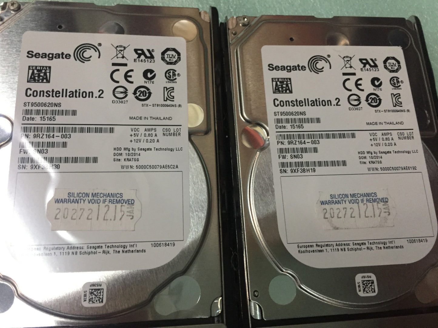 Seagate ST9500620NS 500GB 2.5" SATA Server HDD 6Gb/s 7200RPM 64MB hard drive SFF