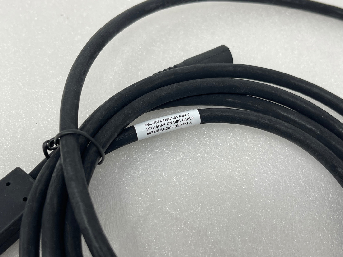Zebra TC70 TC72 TC75 TC77 Snap on USB Charging Cable CBL-TC7X-USB1-01 w AC Power
