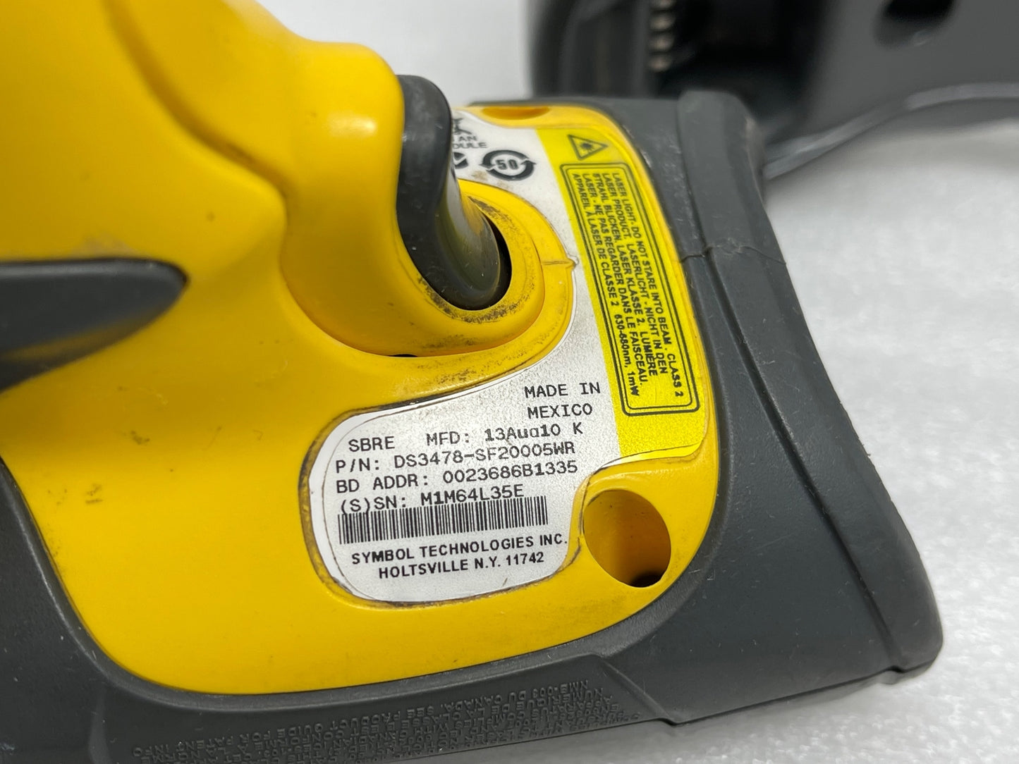 Symbol Motorola DS3478 Rugged 2D Barcode Scanner DS3478-SF20005WR Kit w Serial