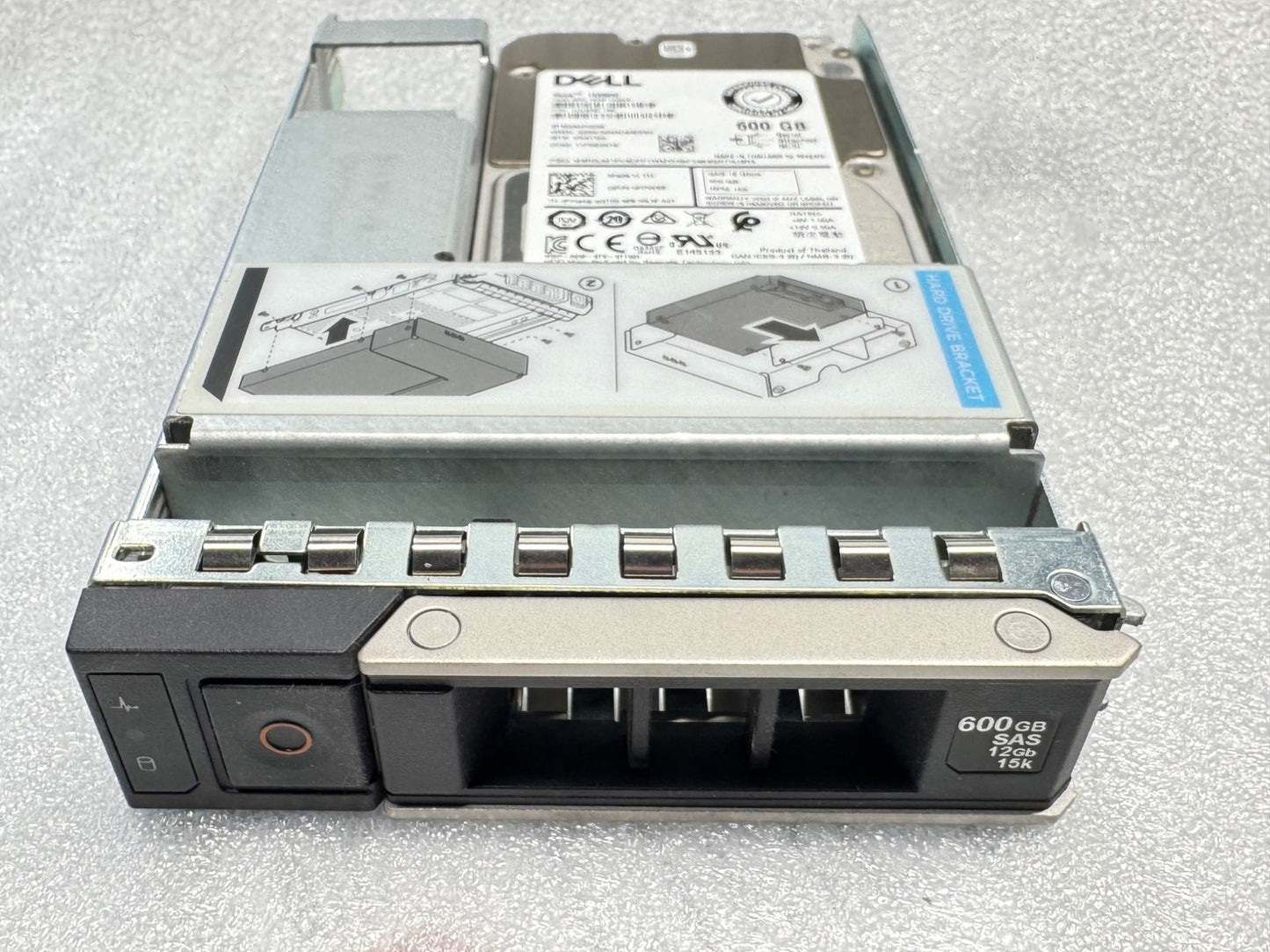 Dell Seagate 600GB Exos 15E900 ST600MP0036 15K SAS FPW68 3.5" 2.5 tray LFF 9w8c4