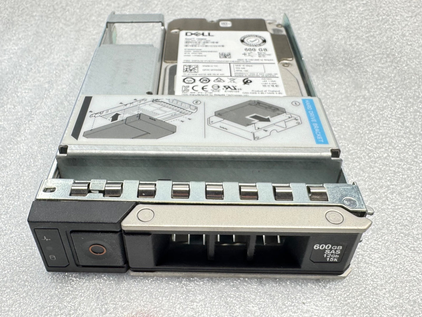 Dell Seagate 600GB Exos 15E900 ST600MP0036 15K SAS FPW68 3.5" 2.5 tray LFF 9w8c4