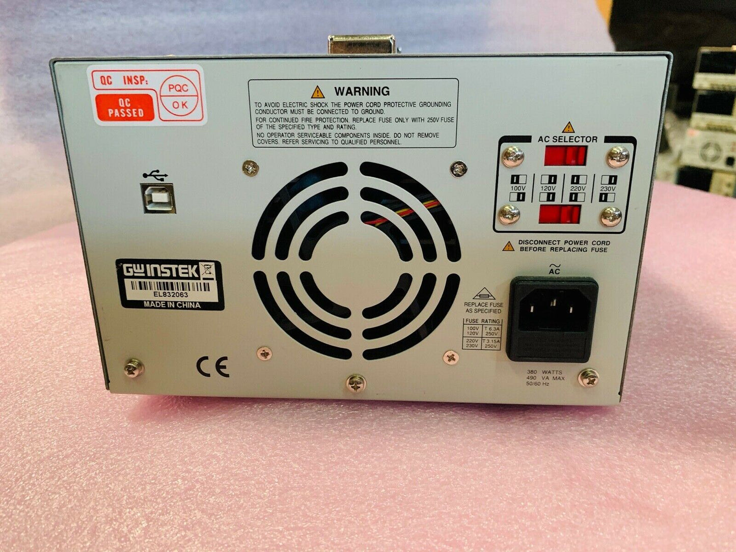 GW Instek GPD-3303S 3-Channel Programmable Linear DC Power Supply 195W, 1mV/1mA