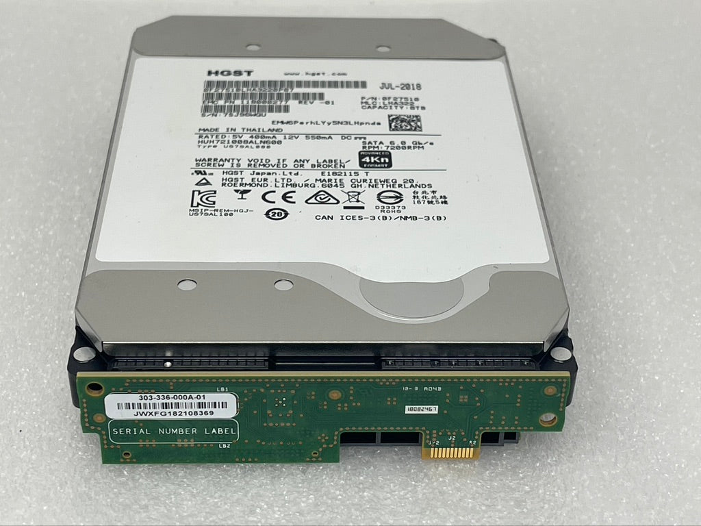 EMC Isilon 8TB 7.2K 6Gbps 3.5" SATA HDD hard drive H500 118000277 w Interposer