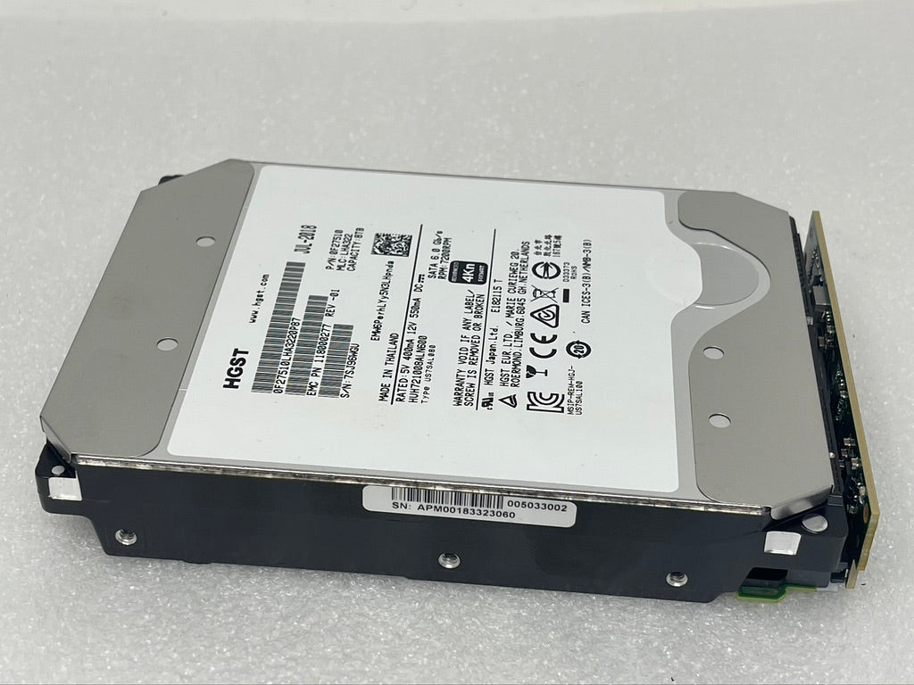 EMC Isilon 8TB 7.2K 6Gbps 3.5" SATA HDD hard drive H500 118000277 w Interposer